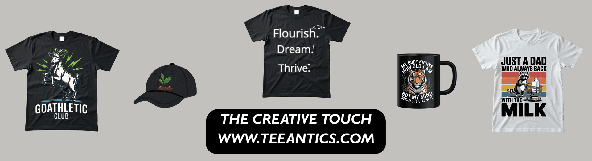 Banner for the creative touch